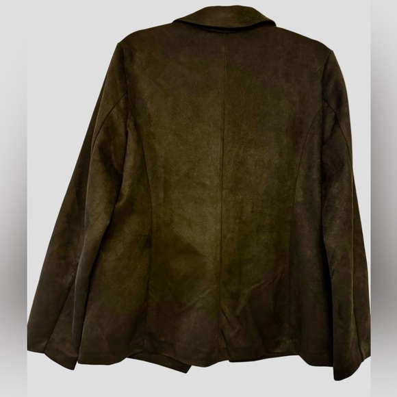 Black Double-Breasted Women's Blazer - Picture 3 of 5